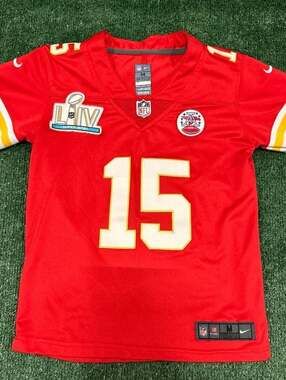 Youth Nike Patrick Mahomes Kansas City Chiefs Super Bowl LIV Game Jersey - Red -
